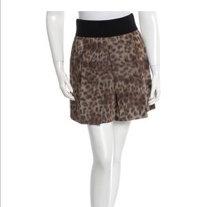 Veronica Beard Designer Leopard Animal Print Skirt